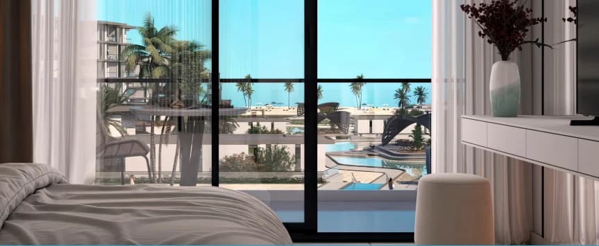 في جلي الساحل الشمالي دوبلكس بحديقة على البحر مباشرة ومرافق متكاملة